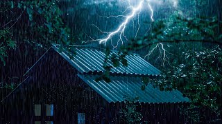 No Ads Rain Sounds for Sleeping | ASMR Rain and Thunder Sounds For Sleeping, Relaxing