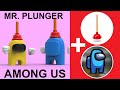 Mr plunger among us game animation