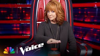 New Coach Reba McEntire Sits In Blakes Iconic Chair | The Voice Live Semi-Final | NBC