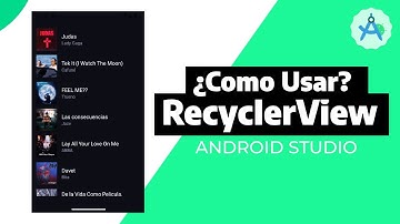 Como usar RecyclerView en ANDROID STUDIO