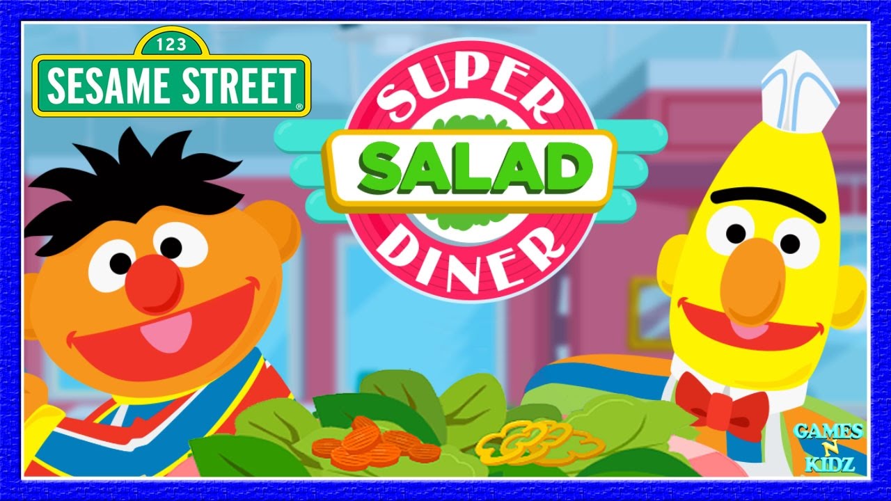 Super salad diner sesame street