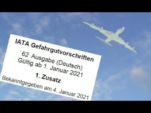 2021 IATA DGR - und gleich das erste Addendum !