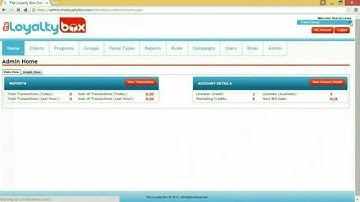 The Loyalty Box: Admin Area - How to export your customer database
