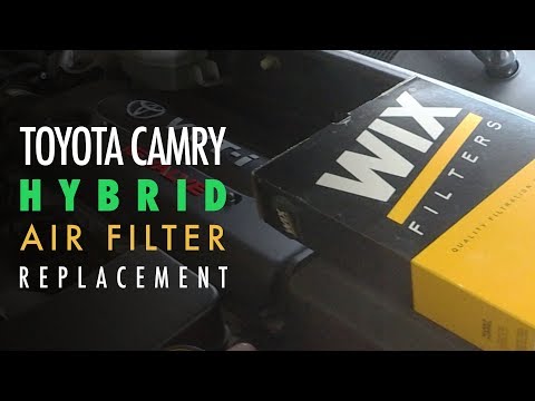 How to Replace Toyota Camry Hybrid Air Filter | 2007-2011