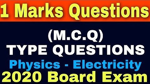 Electricity MCQ type Questions (part 01)| class 10 | science | CBSE | by Er.Sir