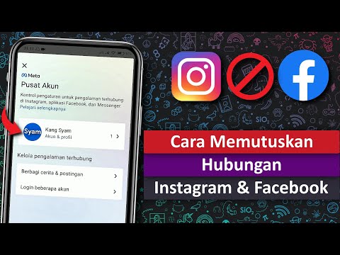 Cara Memutuskan Hubungan Instagram dengan Facebook di Pusat Akun