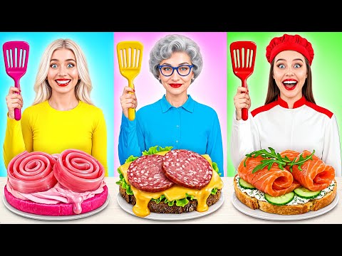 Me vs Grandma Cooking Challenge | Smart Food Ideas by Multi DO Joy