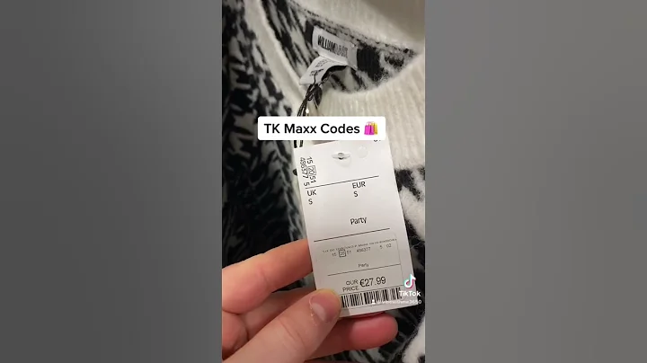Codes to look out for when shopping at TK Maxx
