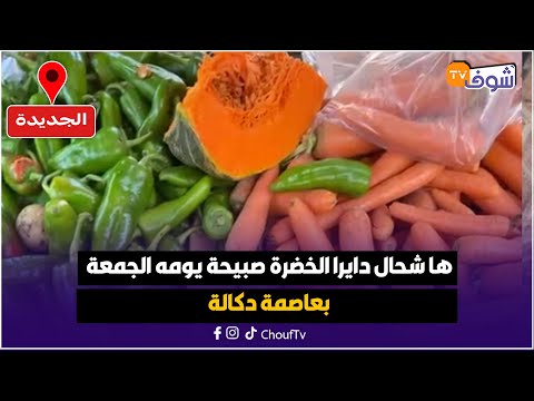 مباشرة من الجديدة ها شحال دايرا الخضرة صبيحة يومه الجمعة بعاصمة دكالة