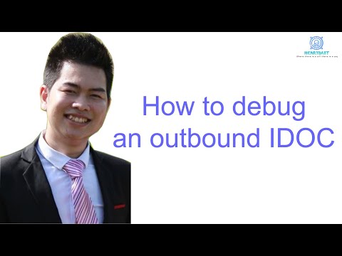 How to debug an outbound idoc