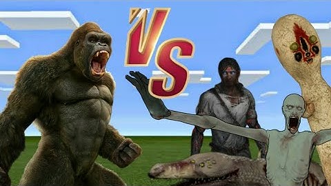 King Kong vs. SCP Foundation v2.1 | Minecraft