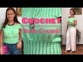 👚Blusa tejida a crochet dama/toda talla/Crochet blouses all sizes/fácil blusa tejida a ganchillo😘