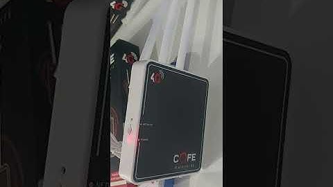 COFE 4G SIM BASED WIFI ROUTER 4G903 300MBPS 3ANTENNA SIM INSERTION PROCEDURE
