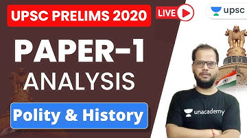 UPSC Prelims Paper - 1 Analysis | Polity & History by Ashu Bansal Sir