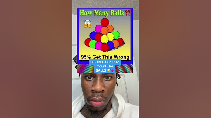 How Many Balls Do You See??