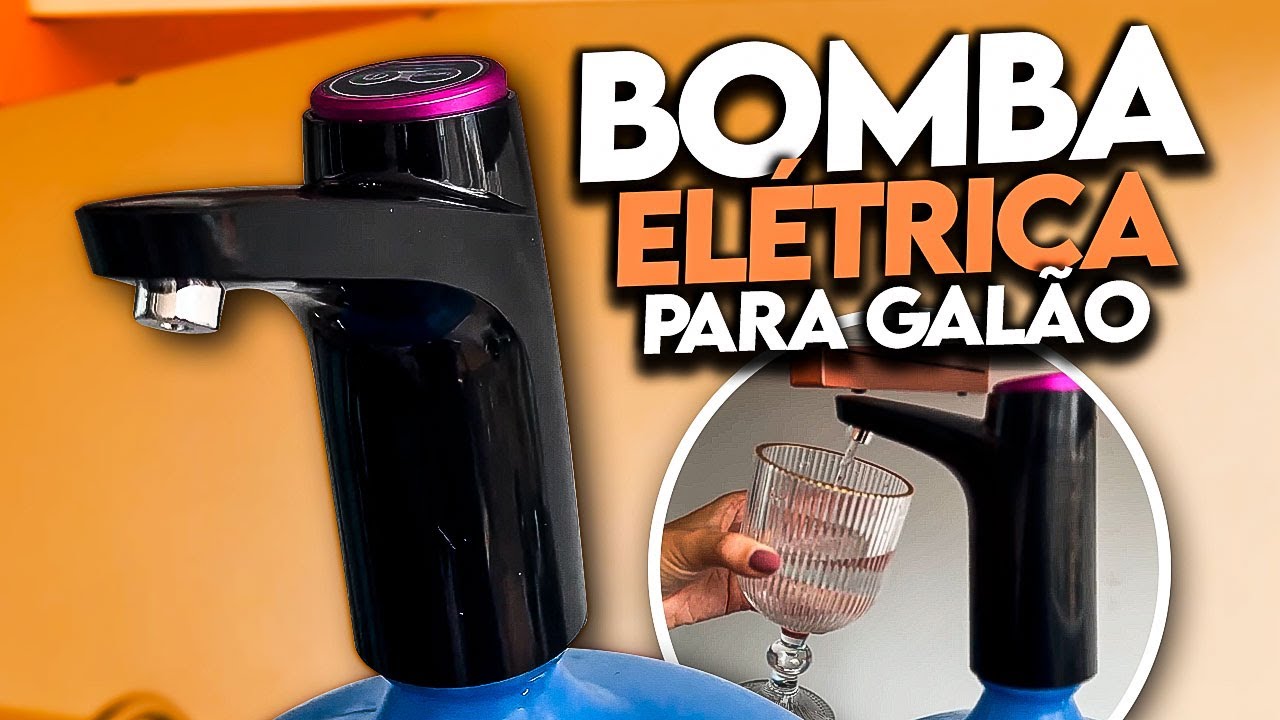 BOA E BARATA! Review Bomba para Galão de Água Elétrica CUSTO BENEFÍCIO: 5L, 10 e 20L! Funciona?