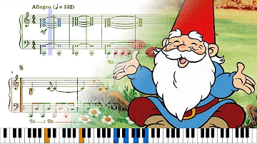 Soy un Gnomo - David el Gnomo / David The Gnome | Piano sheet music, piano tutorial