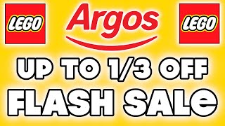 LEGO - ARGOS FLASH SALE - UP TO 1/3 OFF