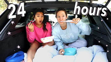 24 Hour Car Challenge! Living in My Car for 24 Hours w/ MissRemiAshten!