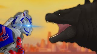 Optimus Prime vs Godzilla
