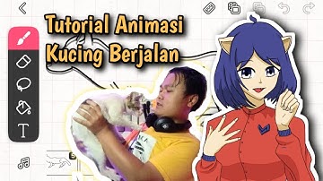TUTORIAL ANIMASI KUCING BERJALAN DI FlipaClip #Tutorial #flipaclip #vanimaker