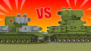 MONSTER vs MONSTER - Cartoons about tanks