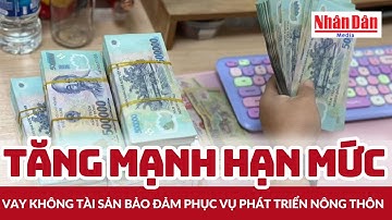 Từ 1/7: Tăng mạnh hạn mức vay không tài sản bảo đảm phục vụ phát triển nông thôn | Báo Nhân Dân