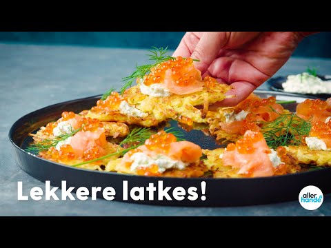 Video: Aardappelpannenkoekjes Met Gerookte Zalm