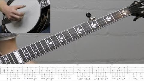 Down The Neck Rolling Backup (Banjo Breakdown) | Intermediate Bluegrass Banjo Lesson With Tab