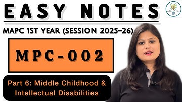 Easy Notes - Dec 25 Paper 2 Part 6 MPC002