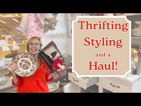 Thrifting, Styling My Booth, and a Haul! Such a Fun Day!!
