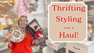 Thrifting, Styling My Booth, and a Haul!  Such a Fun Day!!