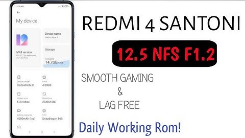 MIUI NFS PROJECT | REDMI 4X | V12.5_F1.2 | A10 ( Q) | Xiaomi.eu MIUI 12.5 Official F1.2