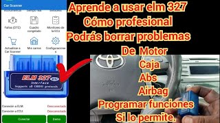 Aprende a usar el mejor scanner económico como profesional elm 327 y car scanner. screenshot 5