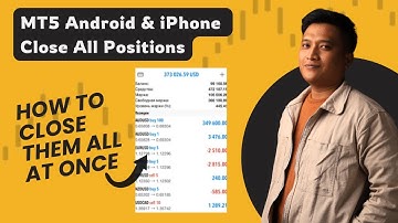 How to close all positions at once on MT5 android & iPhone | Bulk operations MT5
