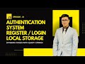 EP 21: Dynamic Detail Page &amp; Authentication (Register/Login) in JavaScript | Local Storage Explained