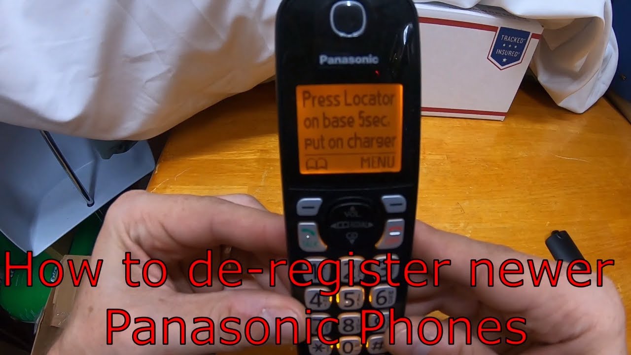 How To Deregister Panasonic KX-TGDA52 Handset! With Step By Step