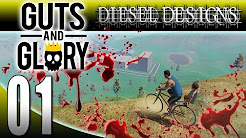 Guts and Glory : Happy Wheels in 3D! Oh the Carnage! (Pre-Alpha Gameplay)