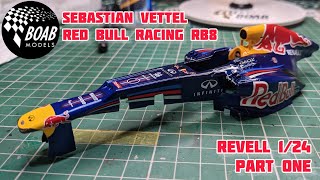 Red Bull Racing RB8 - part 1 - Revell 1/24 - Sebastian Vettel