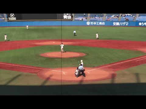 帝京 柳沼くん久々に国士舘を三者凡退に抑える【東京都高校野球秋季大会決勝  帝京 × 国士舘 2019.11.10】