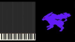 Video thumbnail of "Pokémon GSC | Burned Tower [GBC] Synthesia"