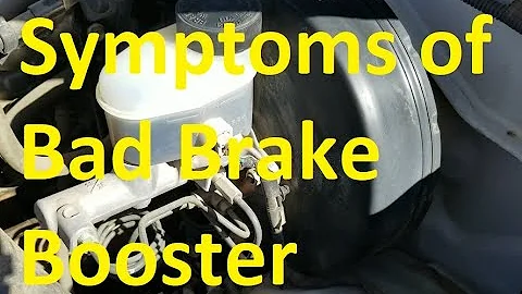 Symptoms of Bad Brake Booster and How to Test if It Has Failed