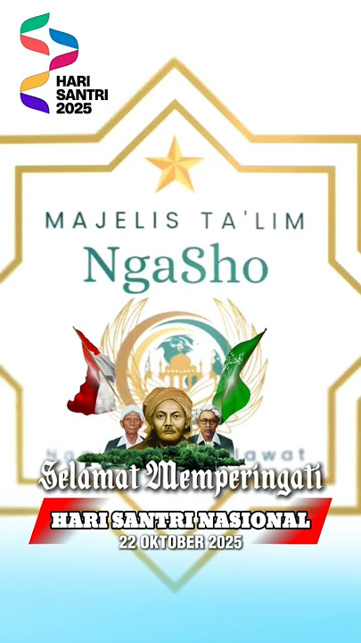 🔴SELAMAT HARI SANTRI 2025⁉️#Harisantri2025 #harisantrinasional #santrikeren
