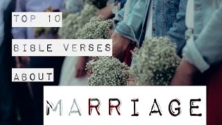 10 Bible Verses About Marriage