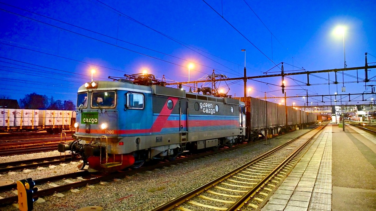 Some trainspotting in Mjölby, Lindesberg, Alvesta and Örebro