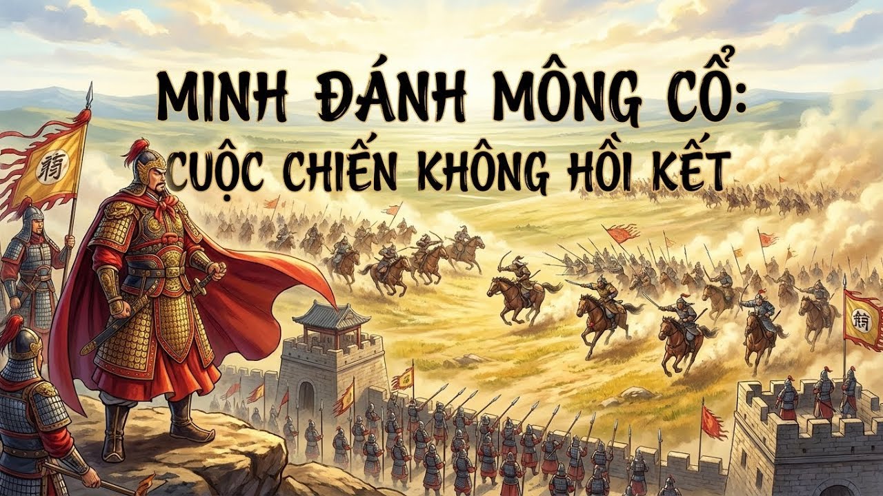 Minh đánh Mông Cổ: Cuộc đối đầu trăm năm chưa từng có hồi kết