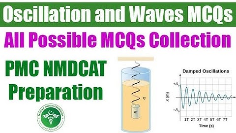Oscillation Chapter MCQs For Entry Test Preparation | Physics MCQs For MDCAT 2022 | Chapter Wise MCQ