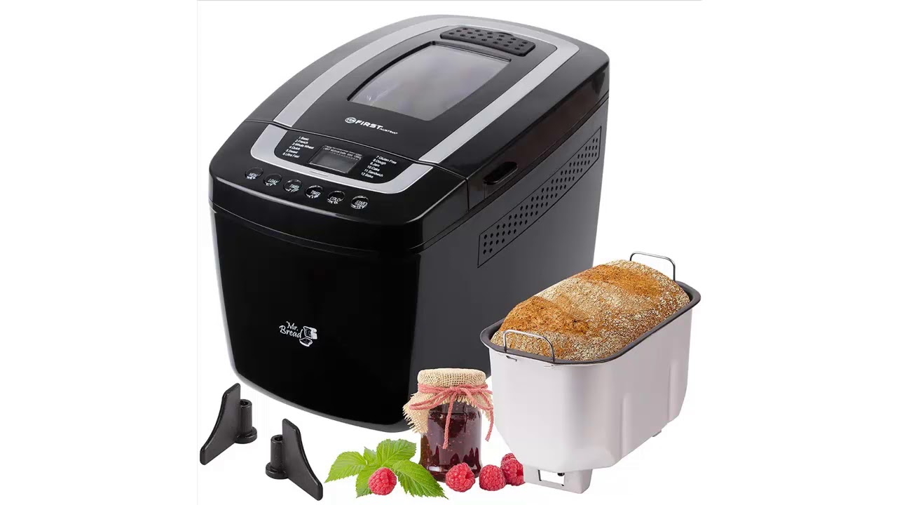 TZS First Austria Brotbackautomat Mit 2 Knethaken 900 1200g YouTube