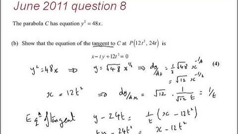 FMSP Revision: Edexcel FP1 June 2011 qn 8 - Coordinate systems