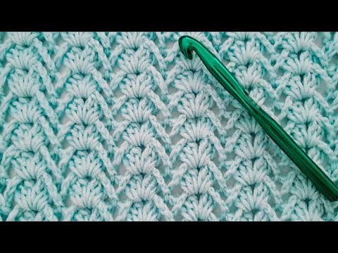 Hermosa manta para bebé en tejido a mano en la técnica de crochet paso a  paso principiante 